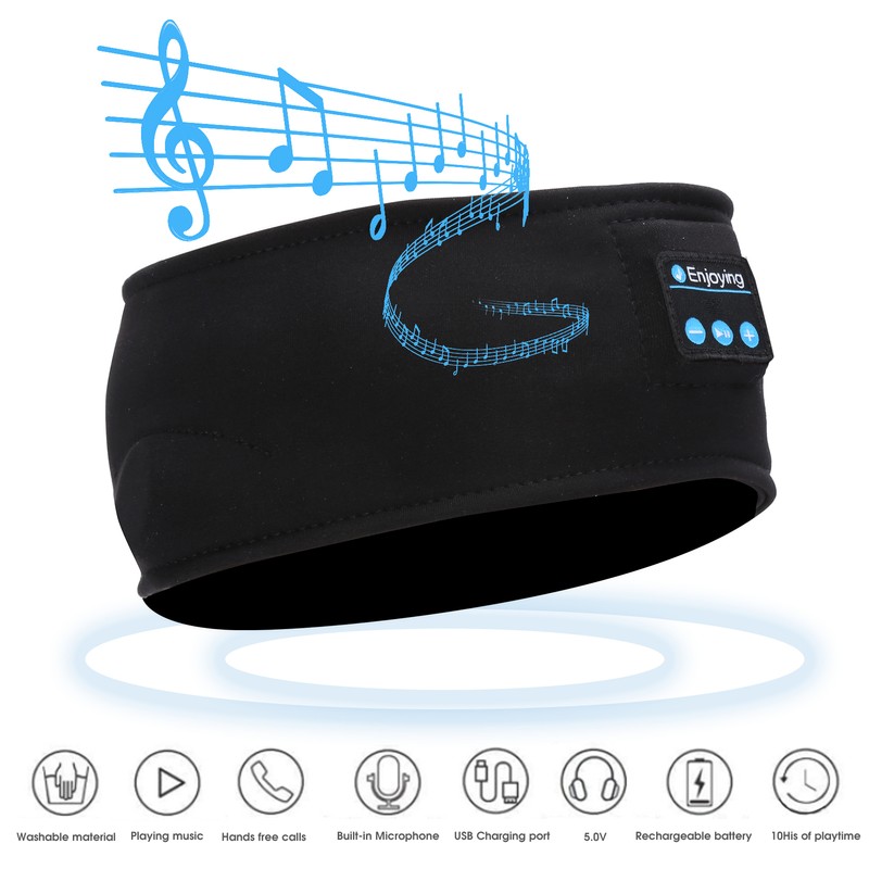 For Bluetooth Headband Wireless Music Call Sport Running Yoga Cation