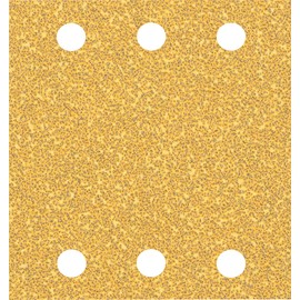 Bosch Professional Expert C470 Sandpaper with 6 Holes (for Hardwood, Paint on Wood, 115 x 107 mm, Grit 40, Orbital Sander Accessories), Pack of 10