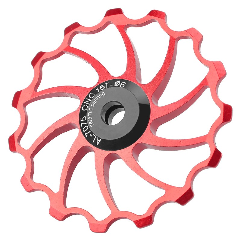 MEIJUN Rear Derailleur Guide Pulley Wheel 15T Ceramic Bearing for
