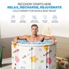 Zennest Foldable Portable Bathtub for Adults – 2-in-1 Hot &