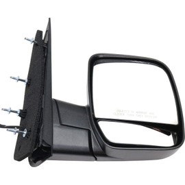 Kool Vue Passenger Side Power Mirror for Ford E-350 Super Duty 2002-2008 Without Puddle Lamp Textured Standard Passenger Van