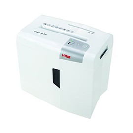HSM S10 Shredstar 10-Sheet, Strip-Cut, 4.8 gal Capacity Paper Shredder with Separate CD Slot, White