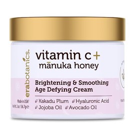 Vitamin C Face & Eye Cream - 2oz Revitalizing Natural Anti Aging Moisturizer With Kakadu Plum, Jojoba Oil, Avocado Oil, & Vitamin E for Dry Skin, Wrin