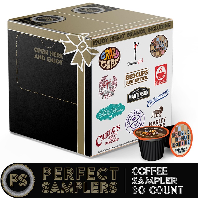 Crazy Cups Custom Variety Pack Sampler, Assorted Single Serve Pods