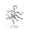 Pearl Octopus Brooch Squid Brooch Marine Animal Lapel Pin Corsage