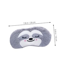 FRCOLOR 2pcs Plush Eye Mask for Cute Animal Blackout Sleep Mask Soft Eye Cover for Travel and Naptime Gentle Skin Friendly Plush Material Adorable Design for Comfortable Sleep