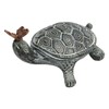 Turtle Butterfly Garden Statue Resin Fade Proof Weather Resistant Curious