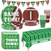 Football Party Decorations 98Pcs Super Bowl Party Decoration Football Birthday