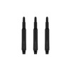8 Flight Regular-Fixed Black Medium 33mm Pack of 3 Shafts