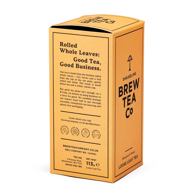 Brew Tea Co - Darjeeling Black Tea, Loose Leaf Tea