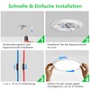 LED Ceiling Light, Flat Round 18 W 6500 K 1600