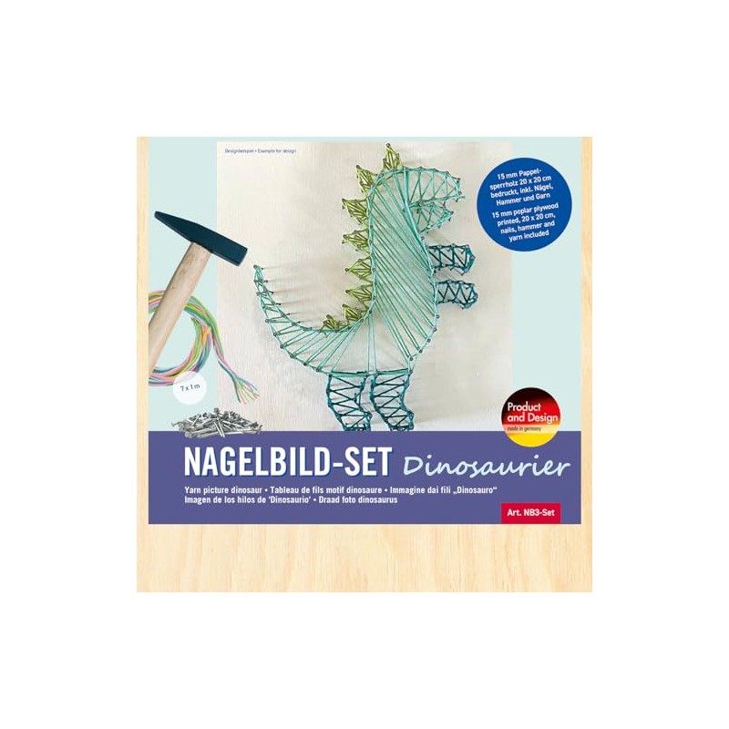 Pebaro NB3-SET Nail Art Creative Set, Craft Set, Thread Picture,