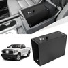 3mirrors Center Console Safe Gun Safe Box with Fingerprint Lock
