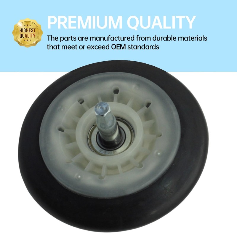 HZYUHMIG 4581EL2002H Dryer Drum Roller Assembly Compatible with LG Dryers