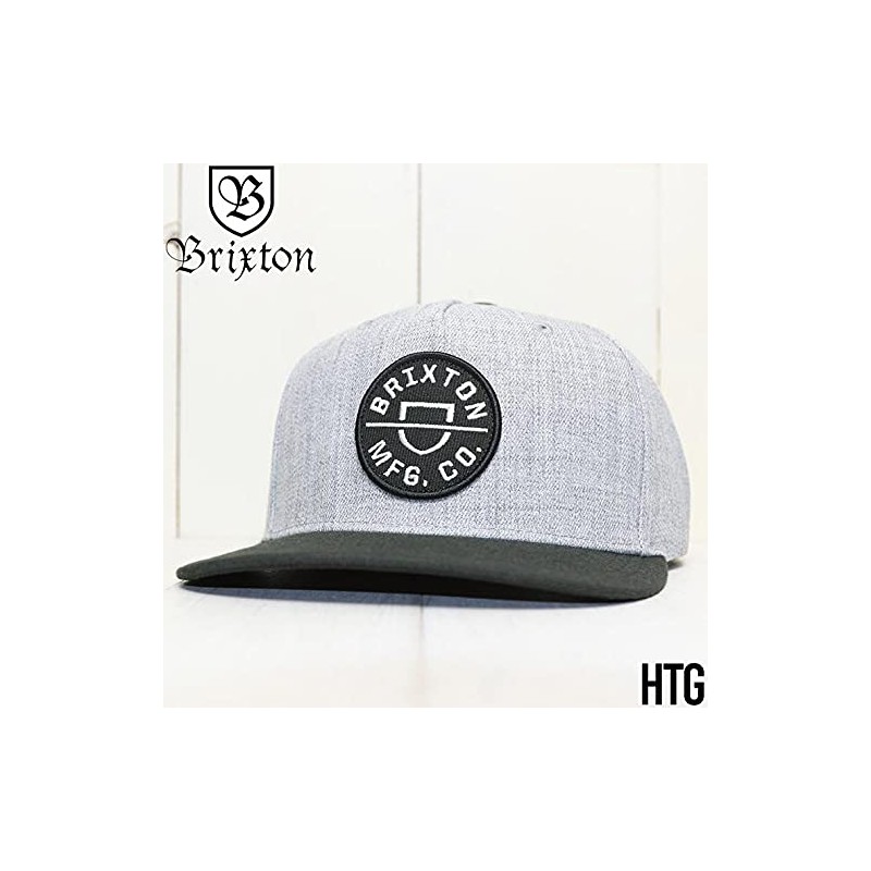 BRIXTON CREST C MP SNAPBACK CAP Snapback Cap Hat, Black