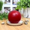 4 Inch Red Ball Candles