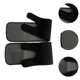 GaotKeut 2x Thigh Trainer Straps Leg Wrapper Leg Sculptors Lightweight AntiSlip Leg Support Thigh Brace Belts for Home Sports Gym Men, Black