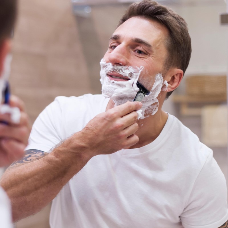 Retoo Razor with 8 Replacement Blades for Men's Wet Razor
