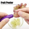 Stainless Steel Grape Peeler, Portablefruit Skin Peeler Purple Fruit Grape