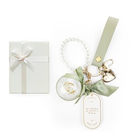 SENJWARM Preserved Flower Keychain, Non-Withering Flowers, Female Friends, Gift, Gift, Girlfriend, Popular, Birthday, Anniversary, Wife, Wedding, Valentine's Day, Valentine, White Day, Hinamatsuri,