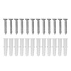 12PCS Standoff Screws Advertising Nails Stainless Steel Sign Holder Screw