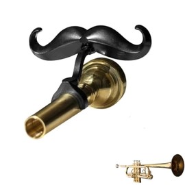 Walquicks Clip-On Mustache For Flutes, Clip-on Beard for Trumpet And Trombone Accessories Parts Protective Case, Made To Fit All Flutes - Perfect Accessory For Musicians Of All Ages