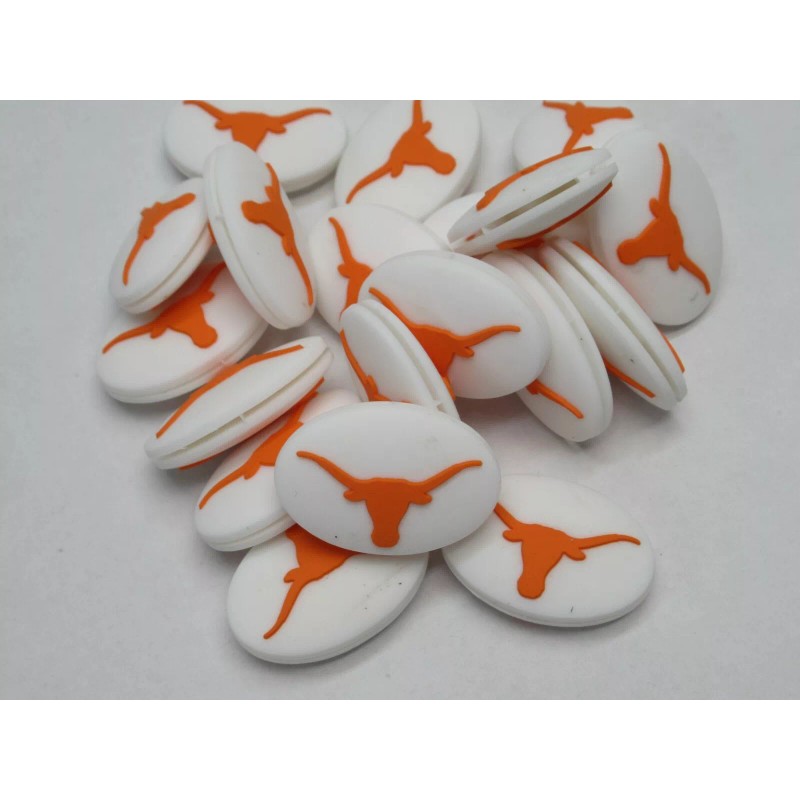 Unbranded *NEW* TWO (2) "LONGHORNS" MASCOT SILICONE VIBRATION DAMPENERS TENNIS