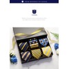 HISDERN TA5-01S Set of 5 Ties and Pocket Squares for