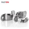 FASTON® Double clamp, single 25 mm stainless steel A2 V2A