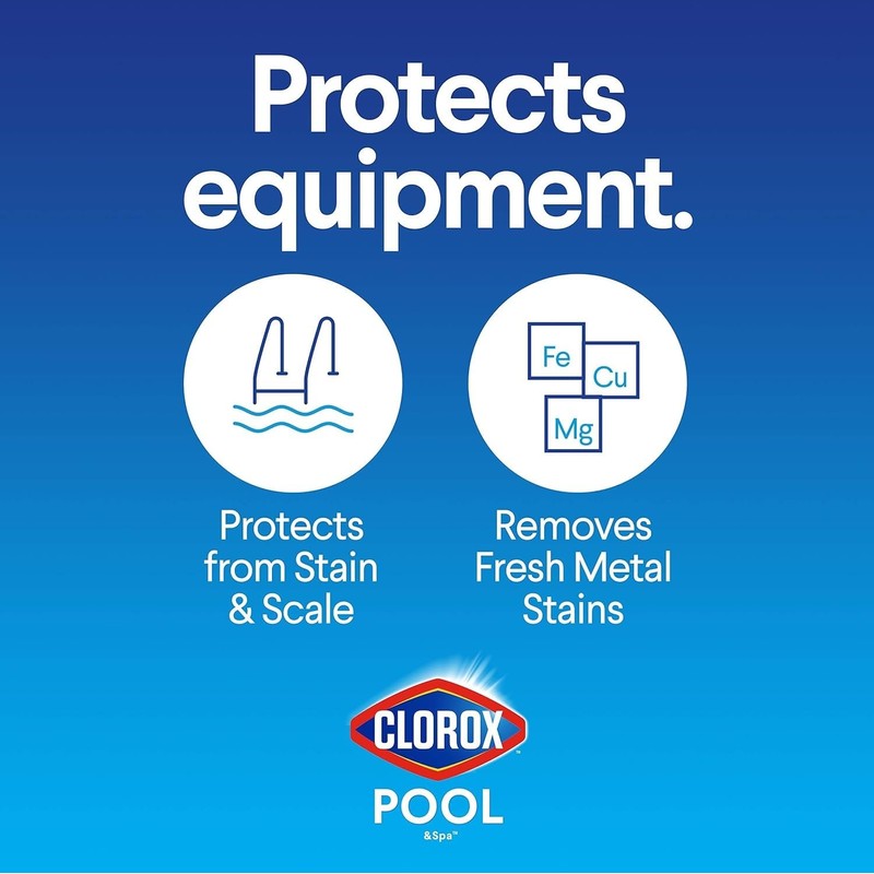 Clorox® Pool&Spa™ Swimming Pool Scale, Metal & Stain Control, Prevents