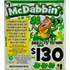 2 Bags of McDabbin $130 Bingo Pull Tab Event Game,