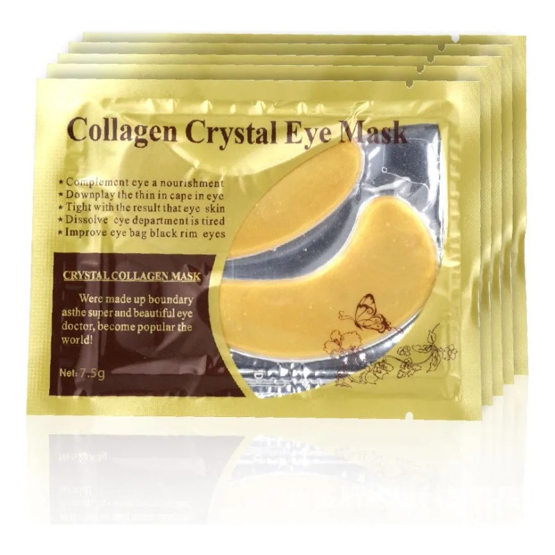 Parches Para Ojos Ojeras Colágeno Oro Arrugas 100 Pares Mask