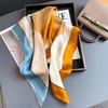 MEISEE 100% Pure Mulberry Silk Scarf 27" Square Scarf Neckerchief