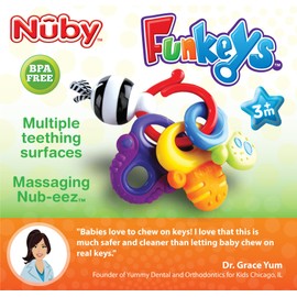Nuby Fun Keys Teether Ring