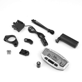 Keenso Pantalla LCD del Velocímetro de la Bicicleta, Accesorio para Montar en Bicicleta del Odómetro de la Computadora de la Bici con Cable Impermeable Al Aire Libre Bicicletas y Accesorios Bicicletas Y Accesorios