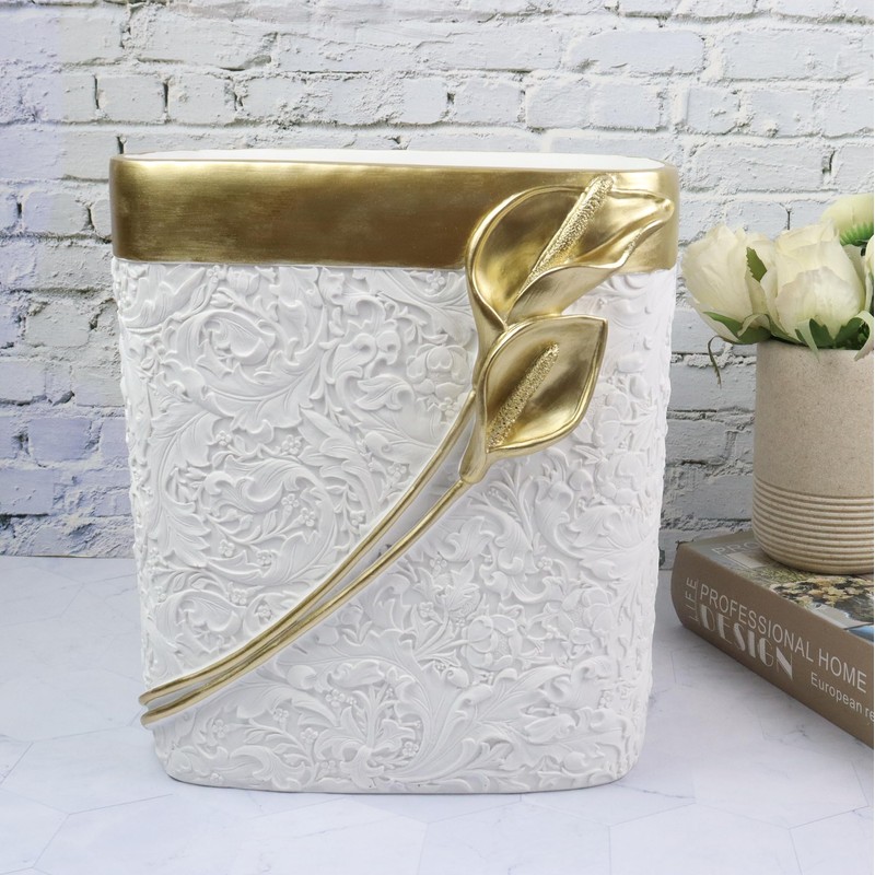 Hymmah Bathroom Trash Can 1.8 Gallon(7 Liter) Small Kitchen Garbage