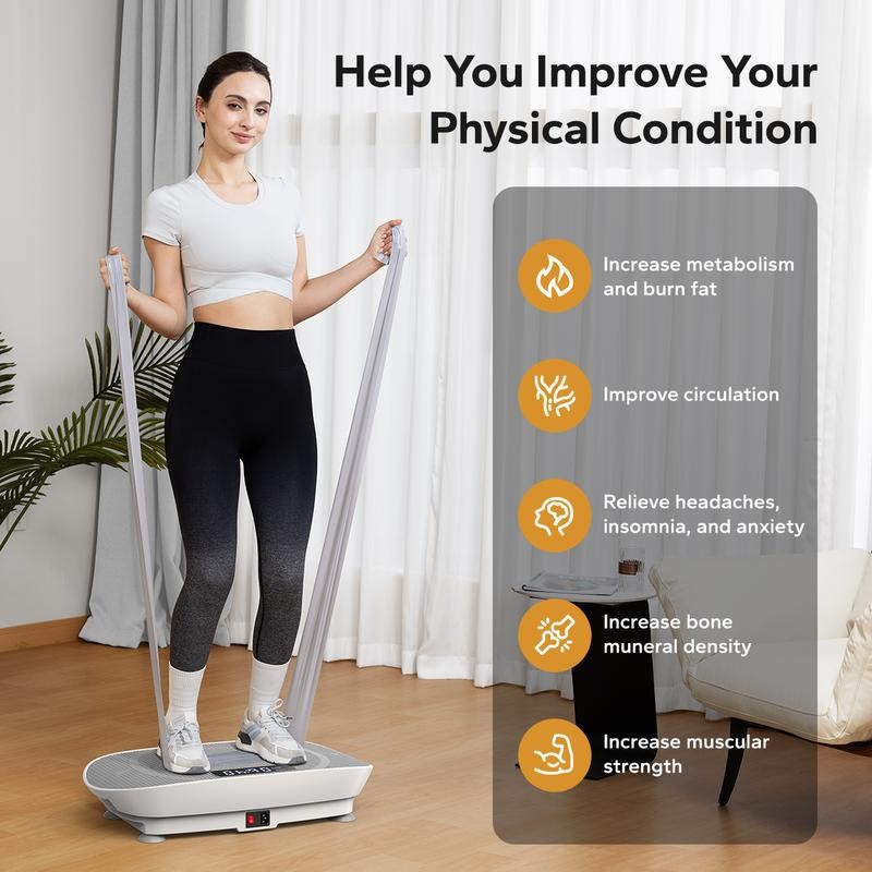 MERACH Vibration Plate Exercise Machine Whole Body Workout Vibration Platform