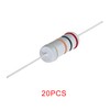 Aopin 20K Ohm Metal Oxide Resistor, ±5% Tolerance Precision 5