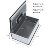 Lysmics Book Safe Box Lock Hidden Safe (Black, S)