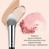 MUIIGOOD Angled Blush Brush, Face Makeup Liquid Blush Brush For