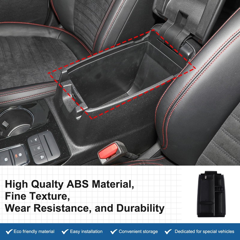 Lcojicep Central Control Organizer Storage Box Compatible with Ford Escape
