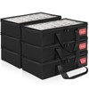 GYXZ CD Storage Case 6 Pack for Cassette-15.7"x 8.5" x
