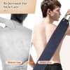 Kireida Exfoliating Back Scrubber for Shower, Double Sided Back Exfoliating