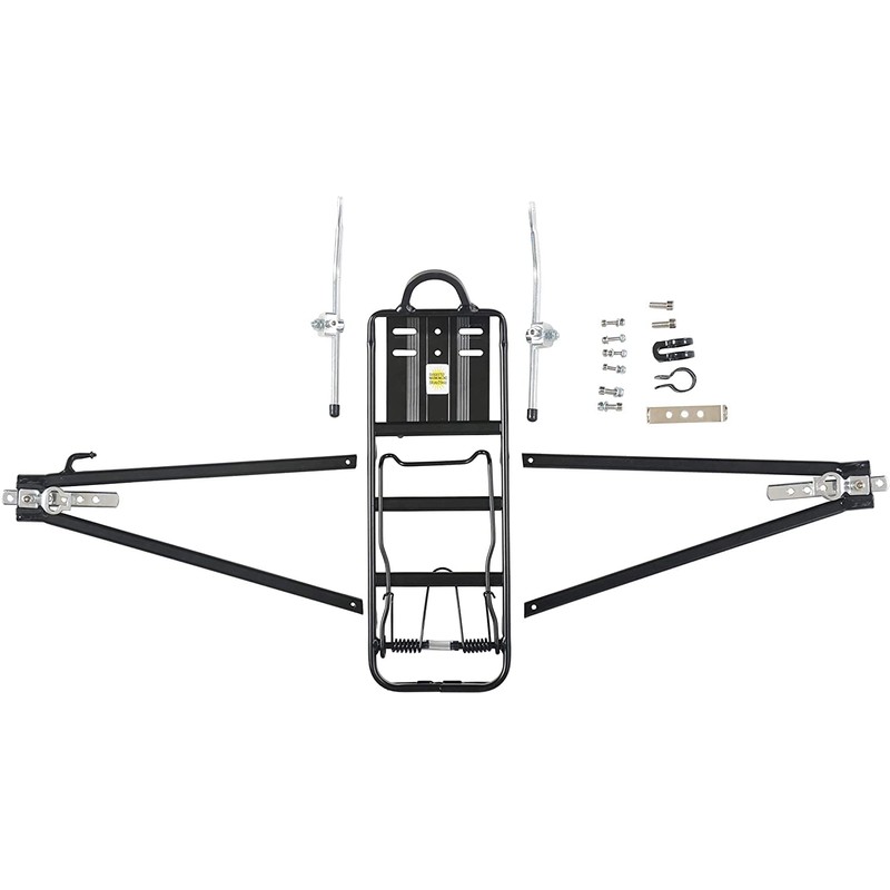Resul Pannier Rack 24-28 Inches Black Aluminium Adjustable