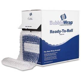 Sealed Air - 88655 Genuine Bubble Wrap Brand Dispensor Carton, 12"x175', 3/16" Bubbles, 12" Perferations, Superior Long Lasting Cushioning Protection, Barrier Bubble layer, Clear