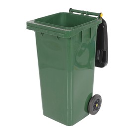 32 Gallon Poly Trash Can Green