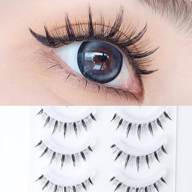 False Eyelashes, Cosplay Makeup, Outer Corner, Short, Upper Eyelashes, Lower