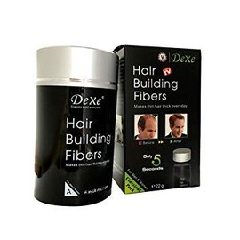DEXE Hair Building Fiber, Conceals Thinning Hair (Dark Brown)