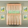 Today's Curtain Emelia Original Voile Tier Pair 24", Peach, 60"W