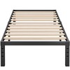 Breezehome 18" Twin Metal Bed Frame with Sturdy Wood Slats